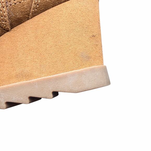 Koolaburra by UGG Shearling Suede Wedge Boots Tan 1124194 Size 8 - Picture 11 of 15